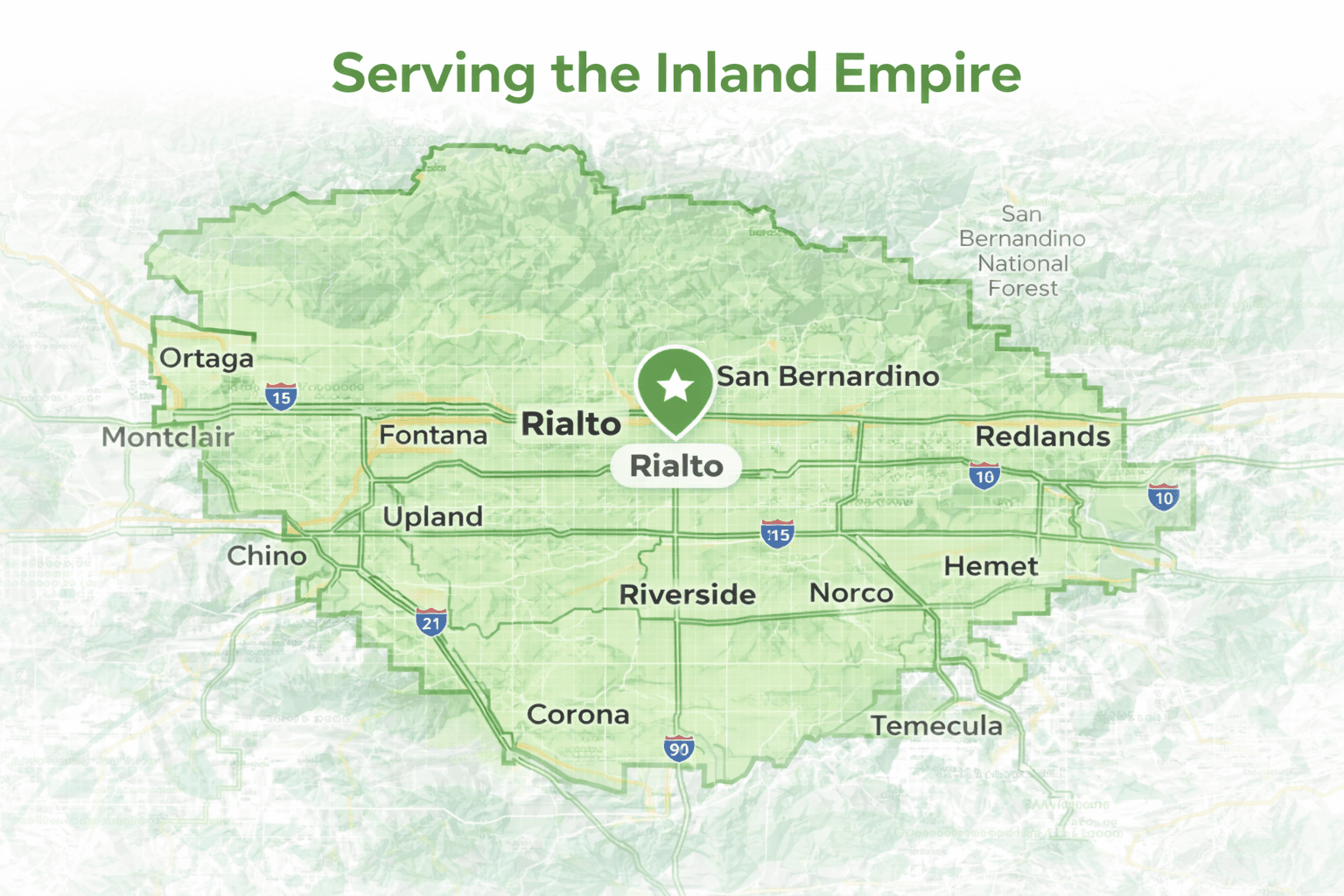Serving Rialto, CA and the Inland Empire